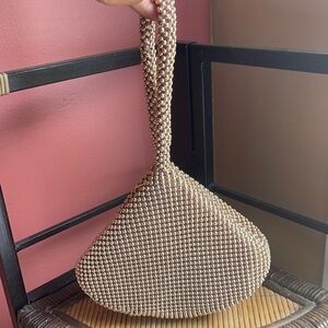 Sold out INC pink sparkle mesh pouch